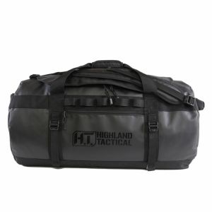 Highland Tactical Vendetta Black Tactical Duffle Bag - HLSD1026-BK